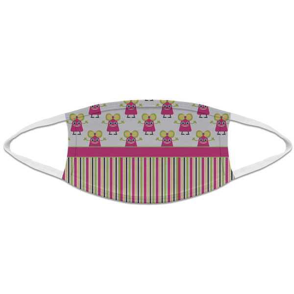 Pink Monsters & Stripes Mask2