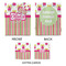 Pink Monsters & Stripes Medium Gift Bag - Approval