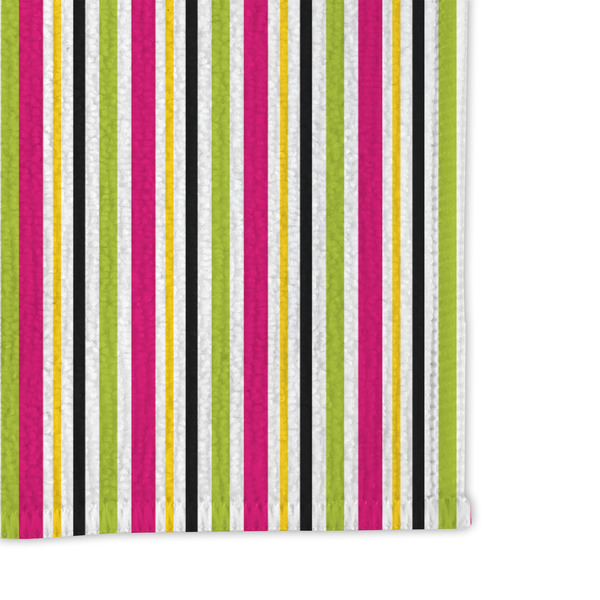 Pink Monsters & Stripes Microfiber Dish Rag - DETAIL