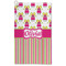 Pink Monsters & Stripes Microfiber Golf Towel (Personalized)