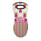Pink Monsters & Stripes Neoprene Oven Mitt w/ Name or Text