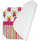 Pink Monsters & Stripes Octagon Placemat - Single front (folded)
