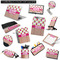 Pink Monsters & Stripes Office & Desk Accessories