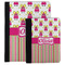 Pink Monsters & Stripes Padfolio Clipboard - PARENT MAIN