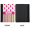 Pink Monsters & Stripes Padfolio Clipboards - Small - APPROVAL