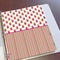 Pink Monsters & Stripes Page Dividers - Set of 5 - In Context