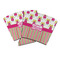 Pink Monsters & Stripes Party Cup Sleeve (Personalized)