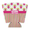 Pink Monsters & Stripes Party Cup Sleeve - with Bottom (Personalized)