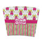 Pink Monsters & Stripes Party Cup Sleeve - without bottom (Personalized)