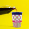 Pink Monsters & Stripes Party Cup Sleeves - without bottom - Lifestyle
