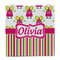 Pink Monsters & Stripes Party Favor Gift Bag - Gloss - Front
