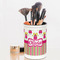 Pink Monsters & Stripes Pencil Holder - LIFESTYLE makeup