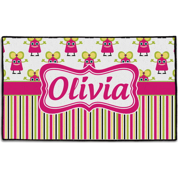 Pink Monsters & Stripes Personalized - 60x36 (APPROVAL)