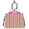 Pink Monsters & Stripes Apron Without Pockets w/ Name or Text