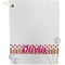 Pink Monsters & Stripes Golf Towel (Personalized)