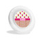 Pink Monsters & Stripes Plastic Party Appetizer & Dessert Plates - Main/Front