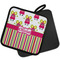 Pink Monsters & Stripes Pot Holder w/ Name or Text