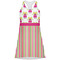 Pink Monsters & Stripes Racerback Dress - Front