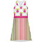 Pink Monsters & Stripes Racerback Dress - X Large