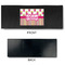 Pink Monsters & Stripes Rubber Bar Mat - APPROVAL