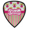 Pink Monsters & Stripes Shield Patch