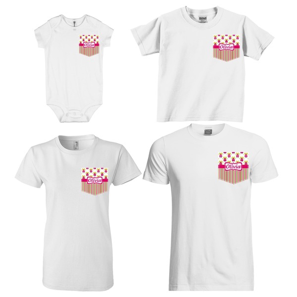 Pink Monsters & Stripes Sized Pockets on Various Products