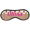 Pink Monsters & Stripes Sleeping Eye Masks - Large (Personalized)