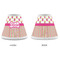 Pink Monsters & Stripes Small Chandelier Lamp - Approval