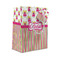 Pink Monsters & Stripes Small Gift Bag - Front/Main