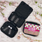 Pink Monsters & Stripes Small Travel Bag - LIFESTYLE
