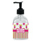 Pink Monsters & Stripes Glass Soap & Lotion Bottle - Single Bottle (Personalized)