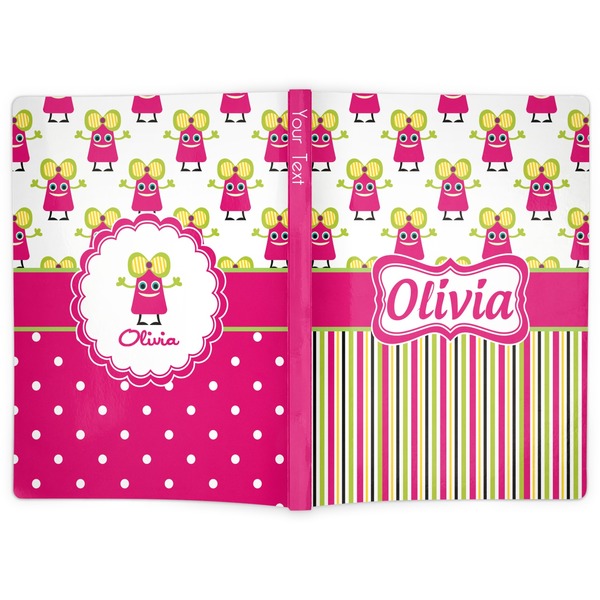 Pink Monsters & Stripes Soft Cover Journal - Apvl