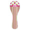 Pink Monsters & Stripes Spoon Rest Trivet - FRONT