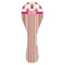 Pink Monsters & Stripes Ceramic Spoon Rest (Personalized)