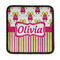 Pink Monsters & Stripes Square Patch