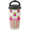 Pink Monsters & Stripes Stainless Steel Coffee Tumbler (Personalized)
