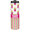 Pink Monsters & Stripes Stainless Steel Tumbler 20 Oz - Front