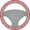 Pink Monsters & Stripes Steering Wheel Cover