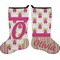 Pink Monsters & Stripes Stocking - Double-Sided - Approval