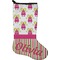 Pink Monsters & Stripes Stocking - Single-Sided
