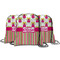 Pink Monsters & Stripes String Backpack - MAIN