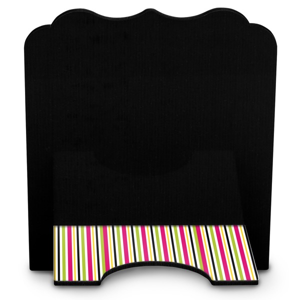 Pink Monsters & Stripes Stylized Tablet Stand - Back