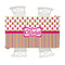 Pink Monsters & Stripes Tablecloths (58"x102") - MAIN (top view)