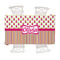 Pink Monsters & Stripes Tablecloth - 58"x102" (Personalized)
