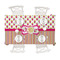 Pink Monsters & Stripes Tablecloths (58"x102") - TOP VIEW