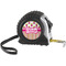 Pink Monsters & Stripes Tape Measure - 25ft - front