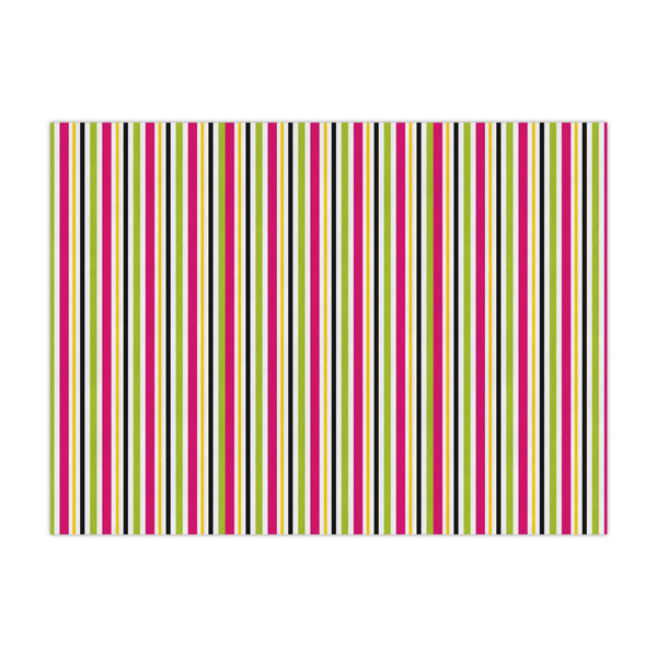 Custom Pink Monsters & Stripes Tissue Paper Sheets - Large - Heavyweight