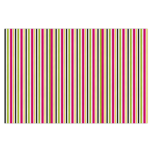 Custom Pink Monsters & Stripes X-Large Tissue Papers Sheets - Heavyweight