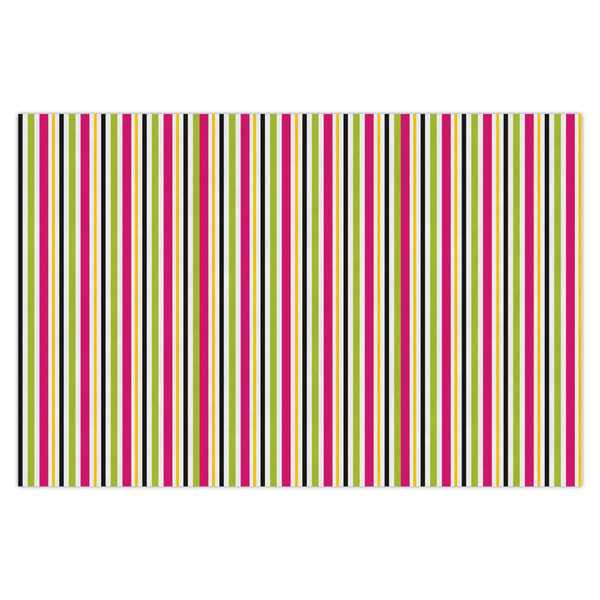 Custom Pink Monsters & Stripes Tissue Paper Sheets - X-Large - Heavyweight