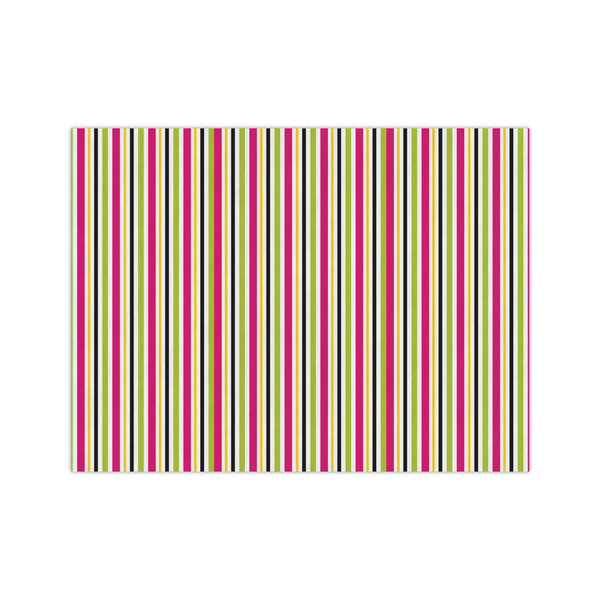 Custom Pink Monsters & Stripes Tissue Paper Sheets - Medium - Lightweight